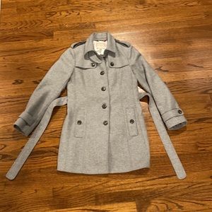 Gray wool coat - Banana Republic